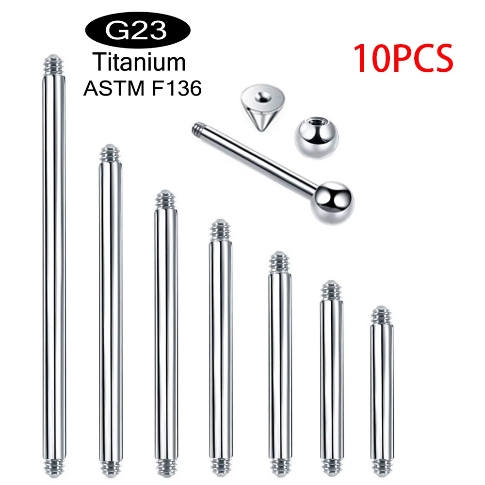 Body Jewelry Implant Grade Titanium - 10pcs/lot ASTM F136 Implantable Grade Titanium