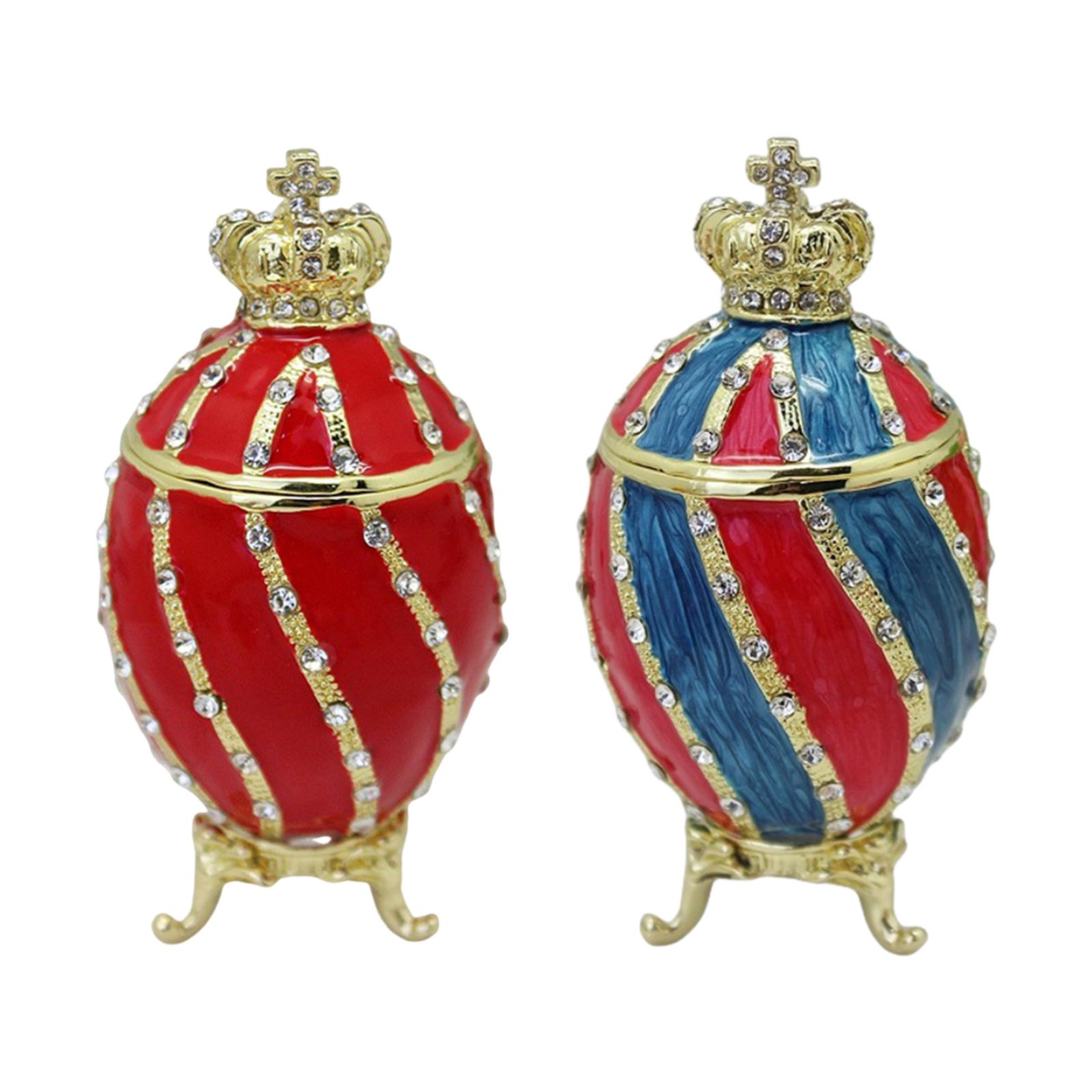 Body Jewelry Jewelry Box - Faberge Egg Trinket Box Container Case
