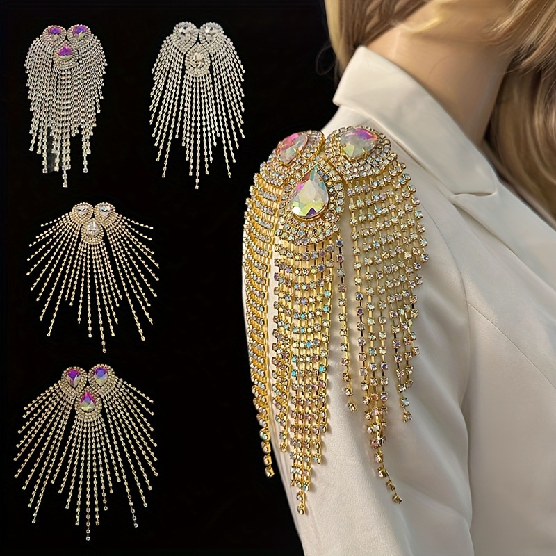 Body Jewelry Diamond - Large Size Waterdrop Tassel Diamond Flower
