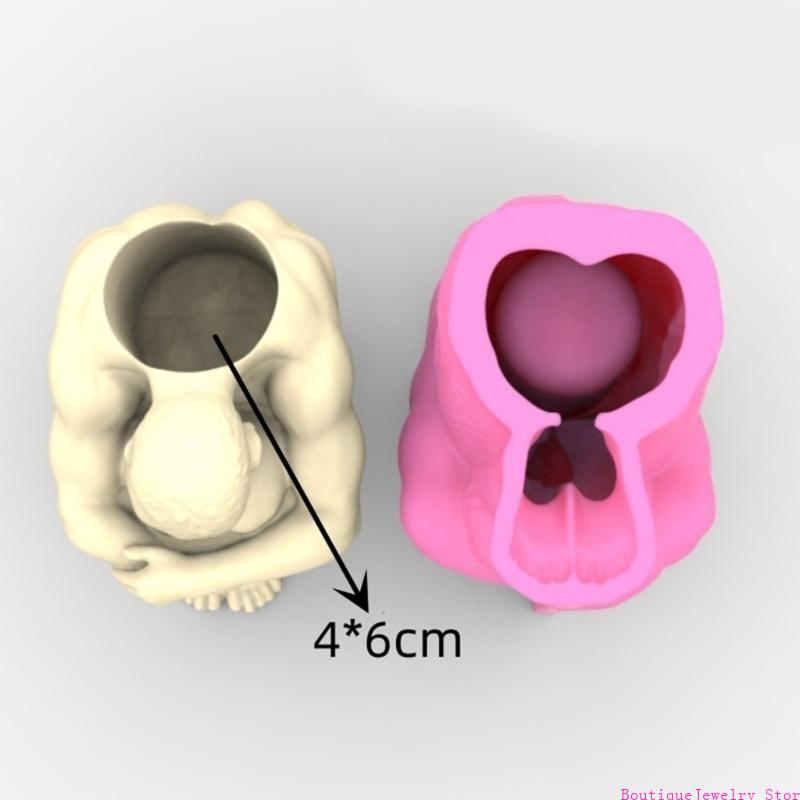E1PE Candles Holder Resin Mold - Body Jewelry Jewelry Box recension och pris