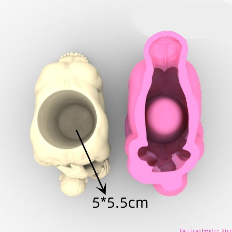 E1PE Candles Holder Resin Mold - Body Jewelry Jewelry Box recension och pris