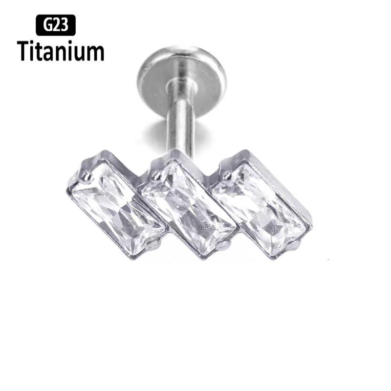 ATSM F136 Titanium Lip Zircon  - Body Jewelry Jewelry Box recension och pris