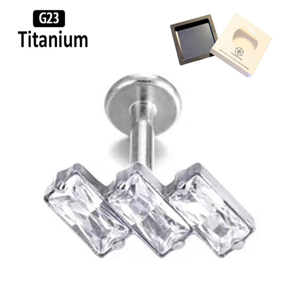ATSM F136 Titanium Lip Zircon  - Body Jewelry Jewelry Box recension och pris