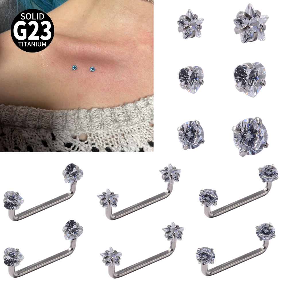 3-1PCS Implant Grade Titanium  - Body Jewelry Implant Grade Titanium recension och pris