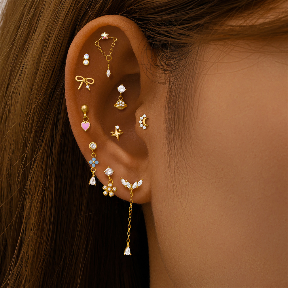 AIDE Heart Round Ball Flat Hel - Body Jewelry Flat Back recension och pris