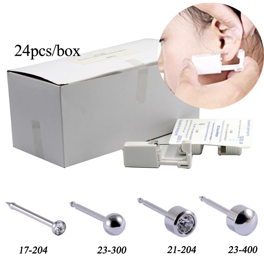 24pcs/Box  Disposable Safety E - Body Jewelry Jewelry Box recension och pris