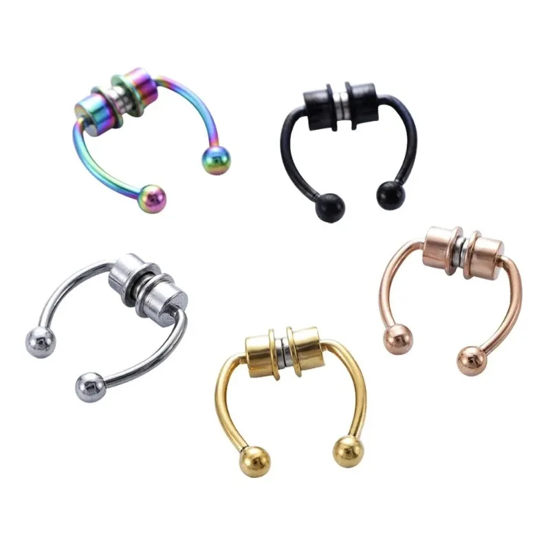 1/2/3Pcs Fake Magnetic Nose Ri - Body Jewelry Nose Studs recension och pris