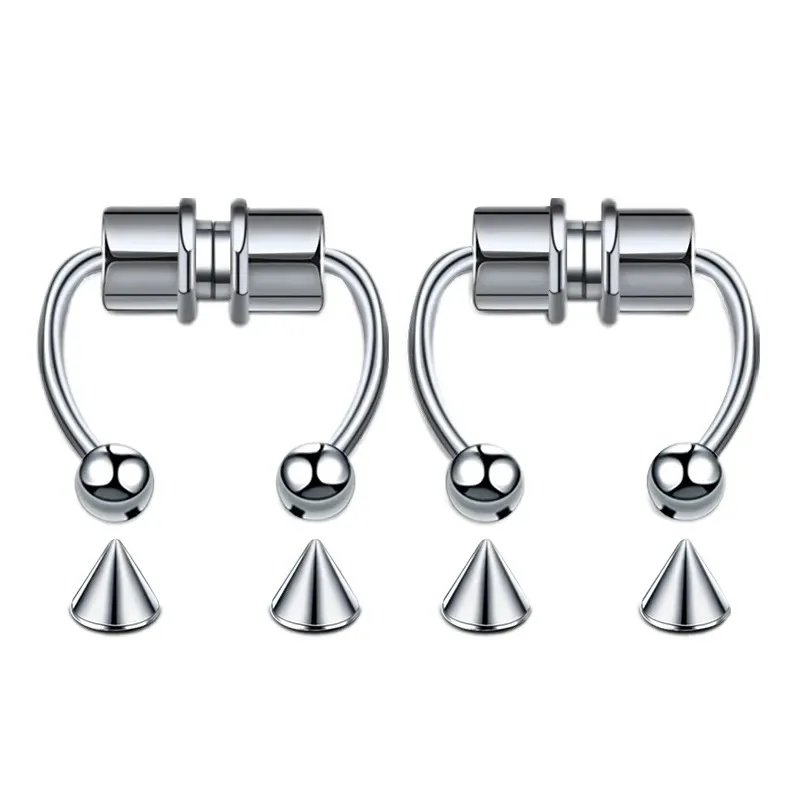 1/2/3Pcs Fake Magnetic Nose Ri - Body Jewelry Nose Studs recension och pris