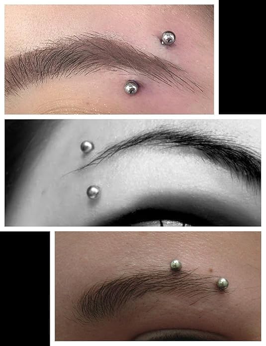 32pc/set Surgical Steel Curved - Body Jewelry Vertical Labret recension och pris
