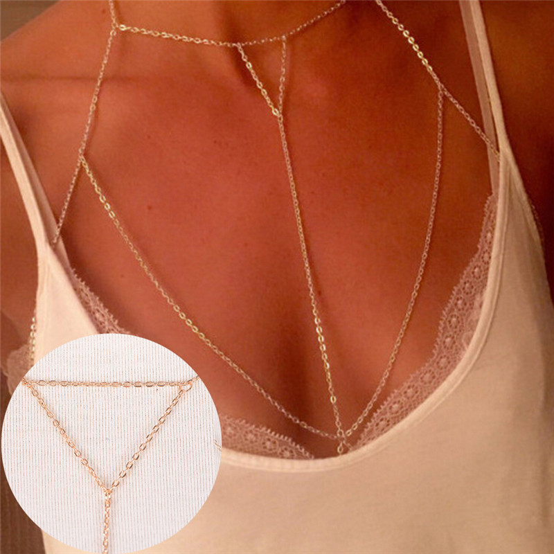 Gold Silver Fashion Link Chain - Body Jewelry For Sale recension och pris