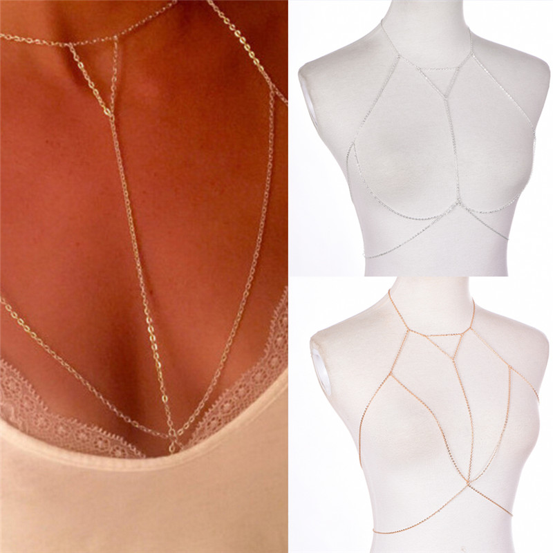 Gold Silver Fashion Link Chain - Body Jewelry For Sale recension och pris