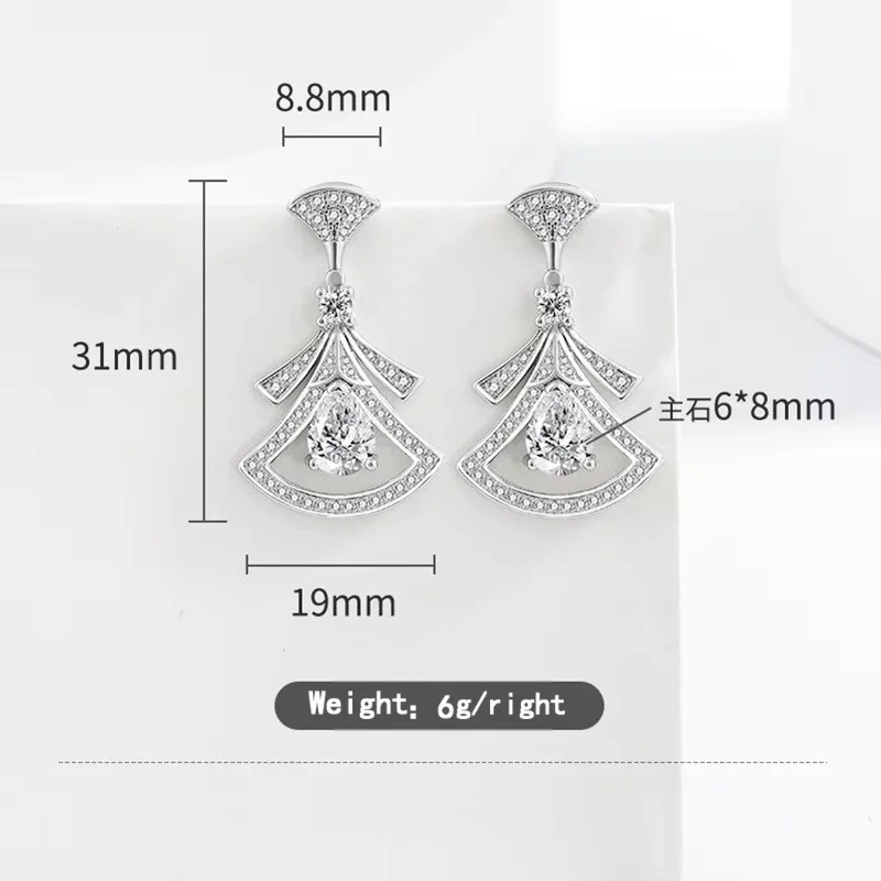 Exquisite Diamond-Set Fan-Shap - Body Jewelry Diamond recension och pris