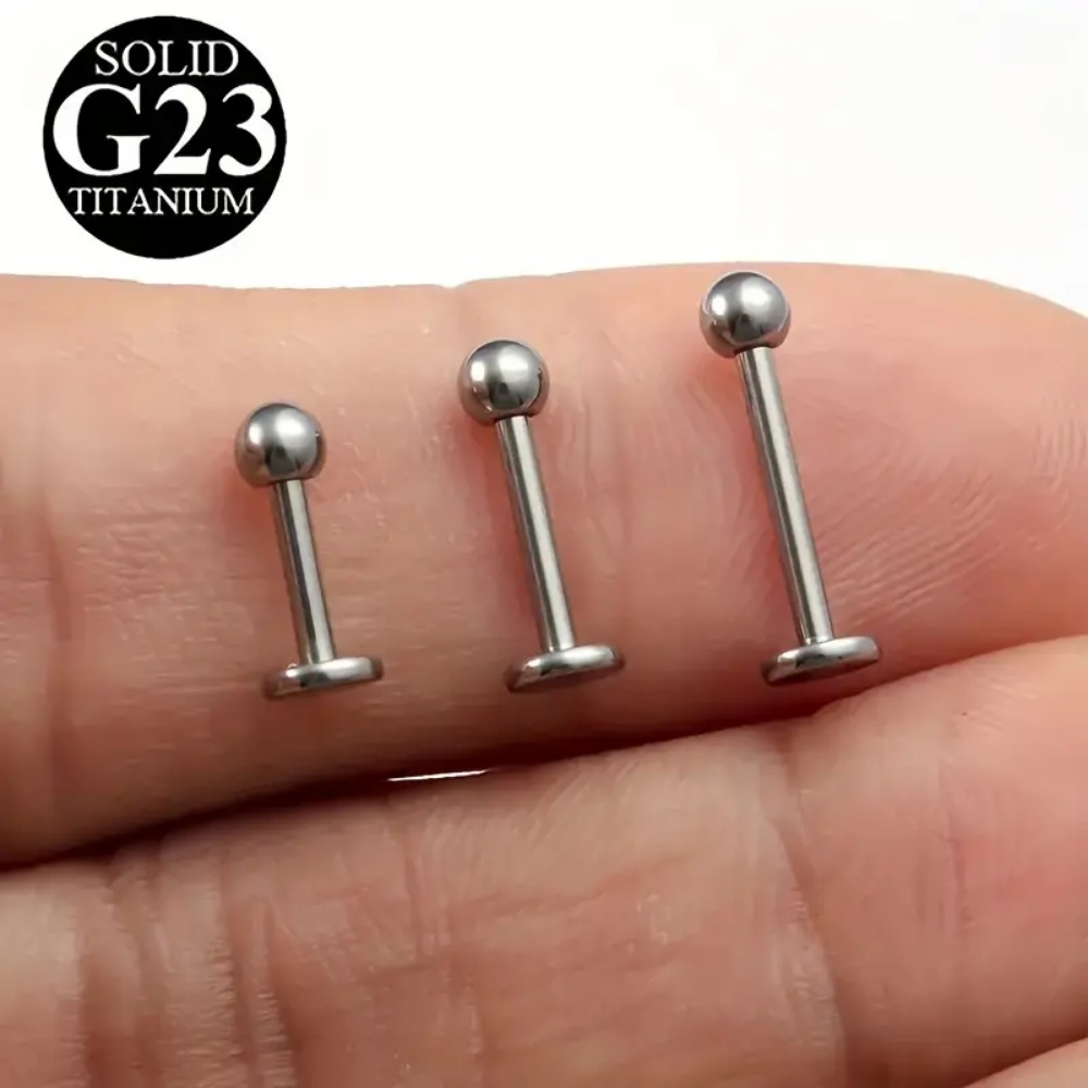 10pcs G23 Titanium Internally  - Body Jewelry Internally Threaded recension och pris