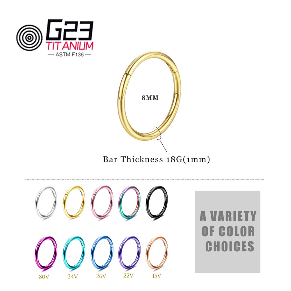 Wholesale G23 Titanium Nose Pi - Body Jewelry Implant Grade Titanium recension och pris