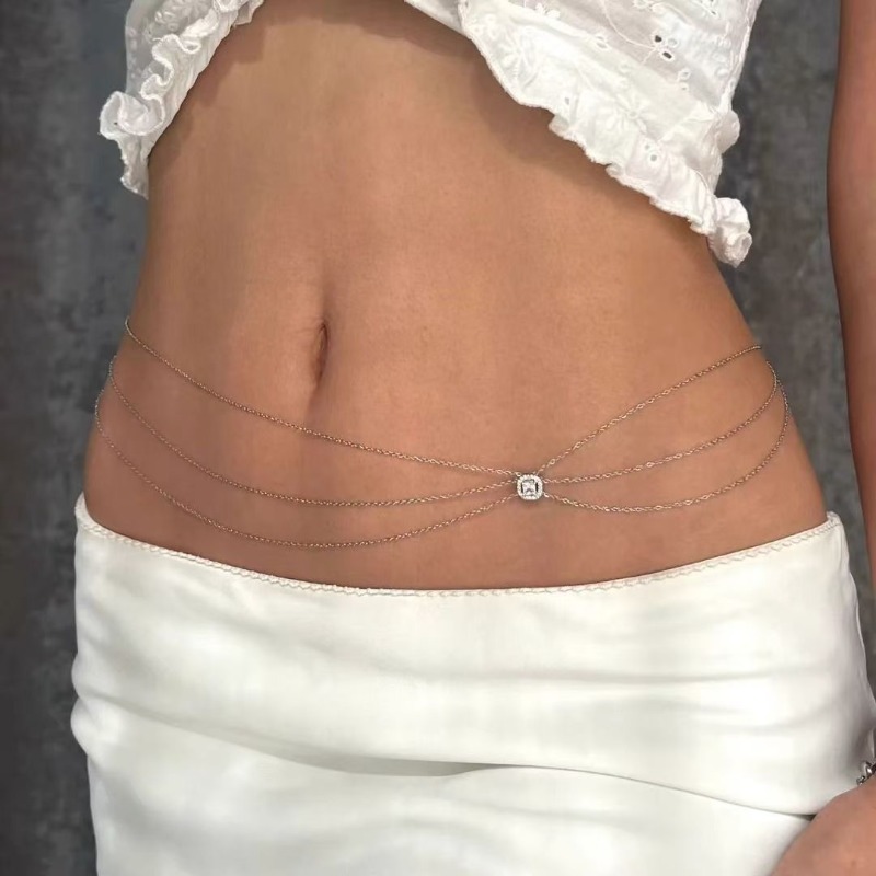 Summer  Hot Metal Waist Chain  - Body Jewelry For Sale recension och pris