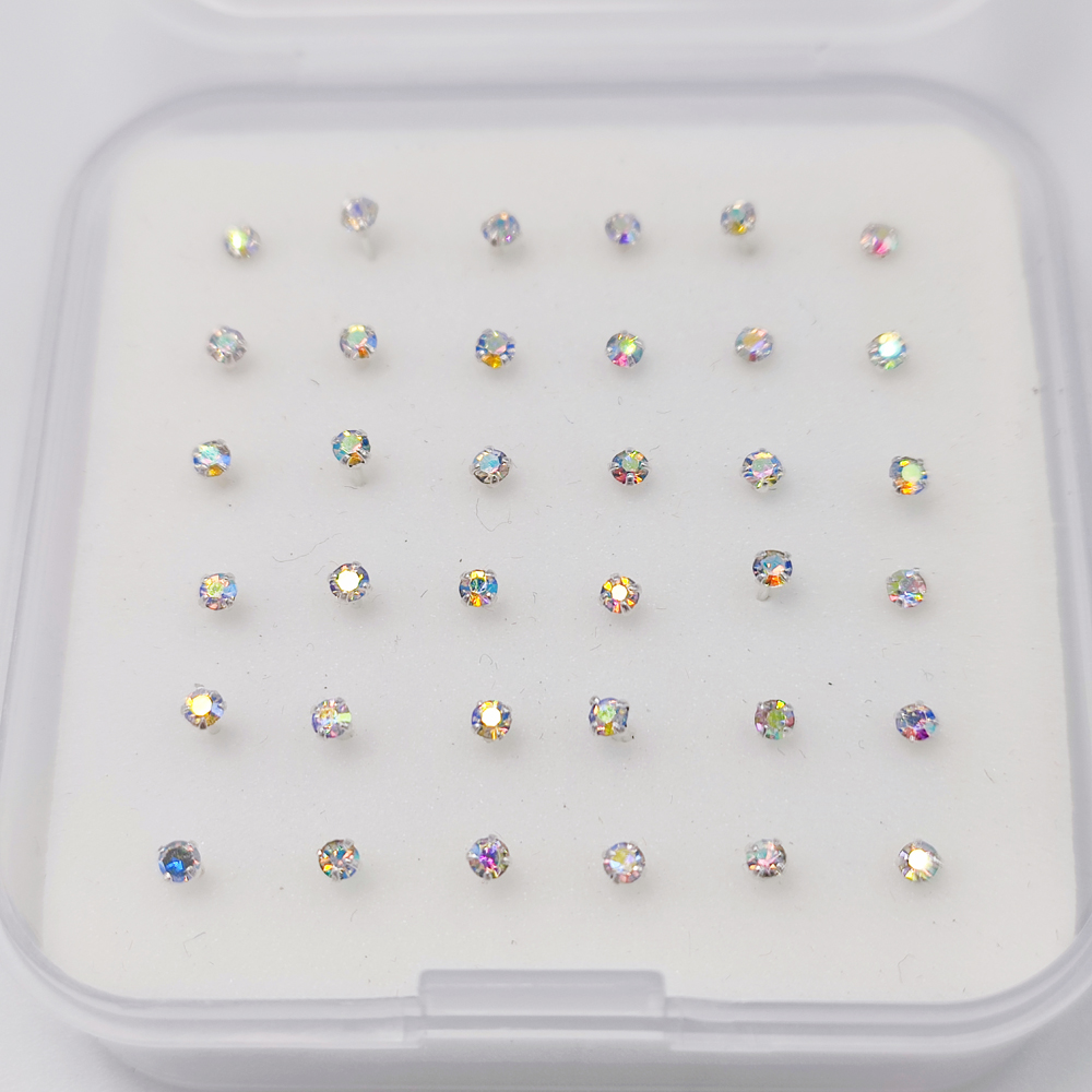 925 Sterling silver nose stud  - Body Jewelry Jewelry Box recension och pris