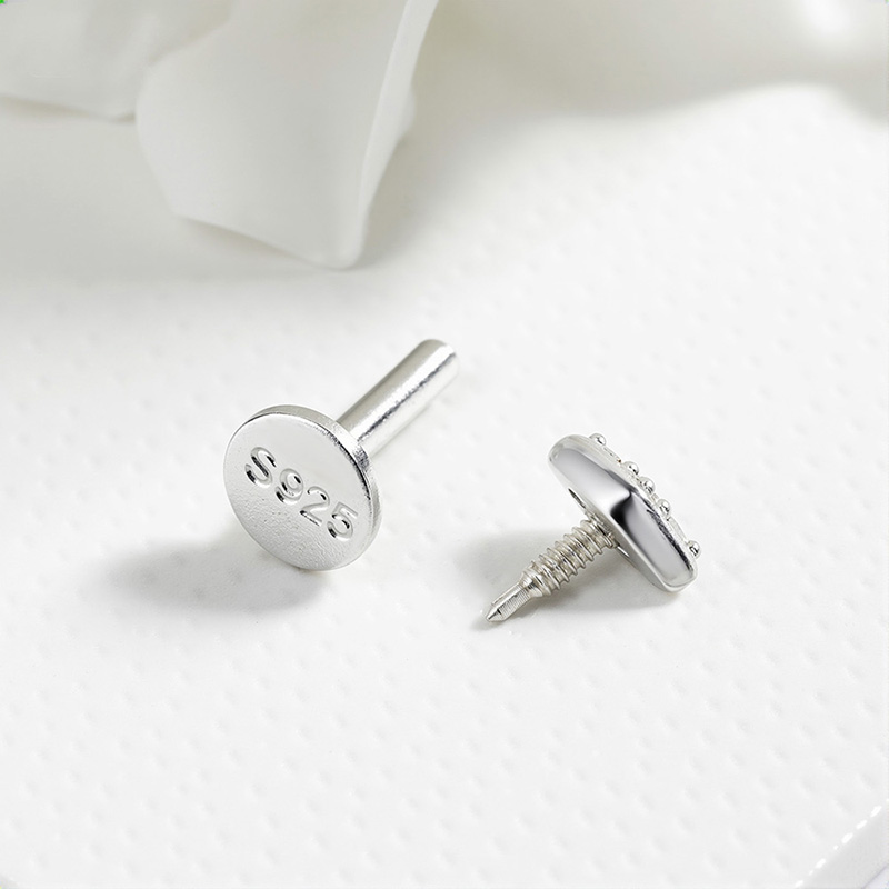 Smyoue Moissanite 100% S925 Pi - Body Jewelry Flat Back recension och pris