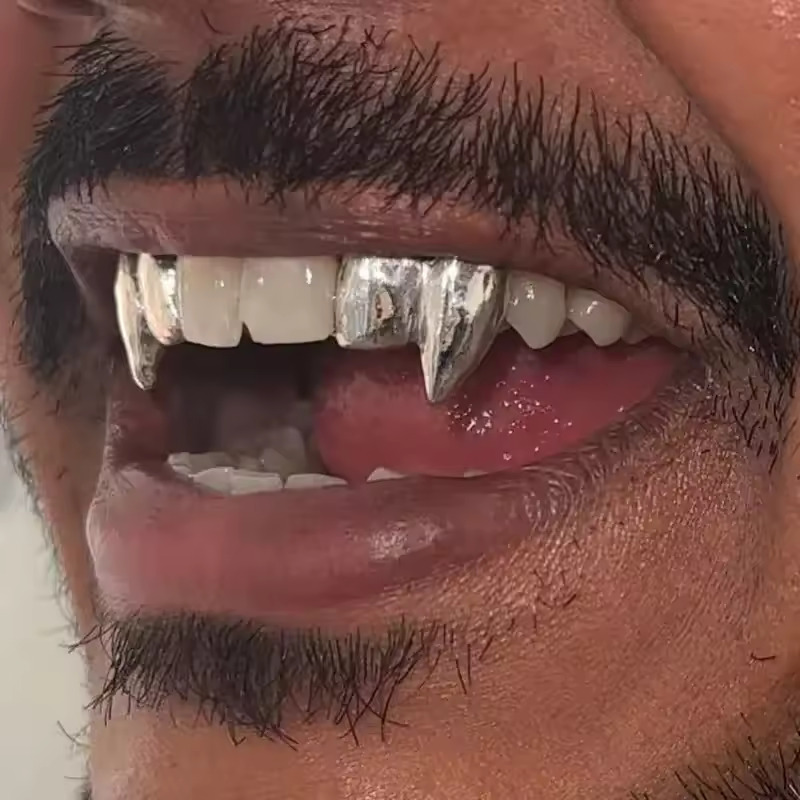 TOPGRILLZ Vampire DIY Double F - Body Jewelry Men recension och pris