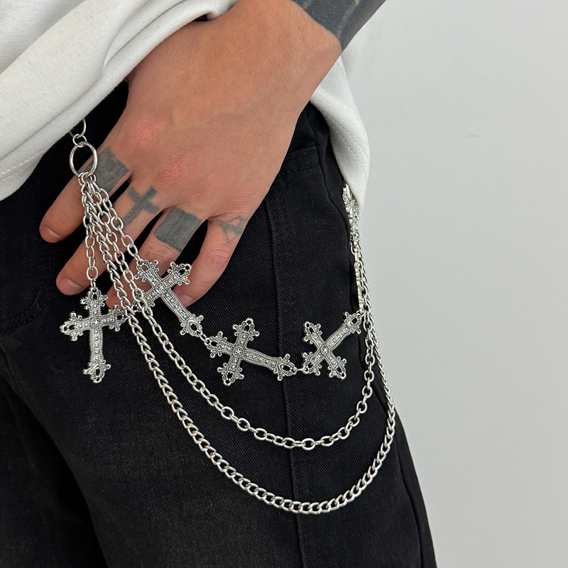 Fashion Punk Metal Pants Chain - Body Jewelry Men recension och pris