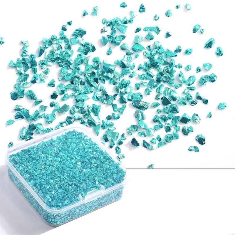 Crushed Glass Glitter Resin 80 - Body Jewelry Jewelry Box recension och pris