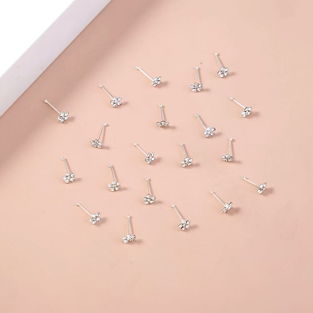 20Pcs/Box Body Nose Piercing J - Body Jewelry Jewelry Box recension och pris