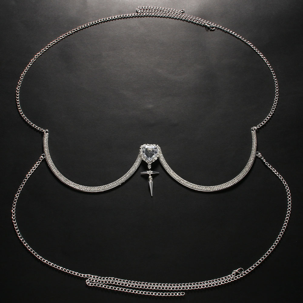 Heart Chest Harness for Women  - Body Jewelry Jewelry Box recension och pris