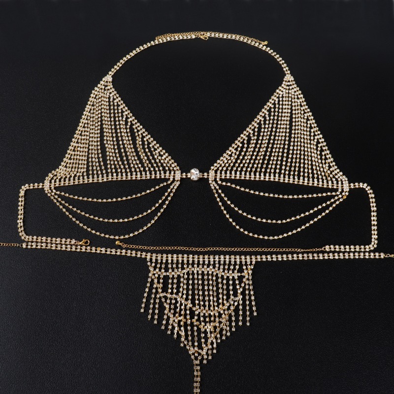 Flash Diamond Breast Chain Rhi - Body Jewelry Diamond recension och pris