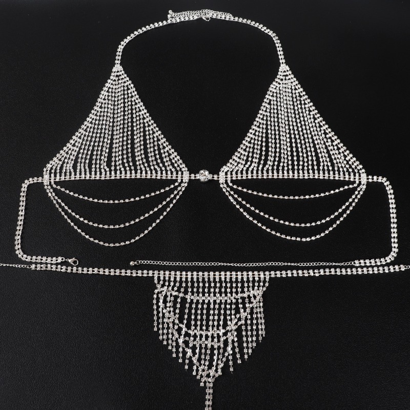 Flash Diamond Breast Chain Rhi - Body Jewelry Diamond recension och pris