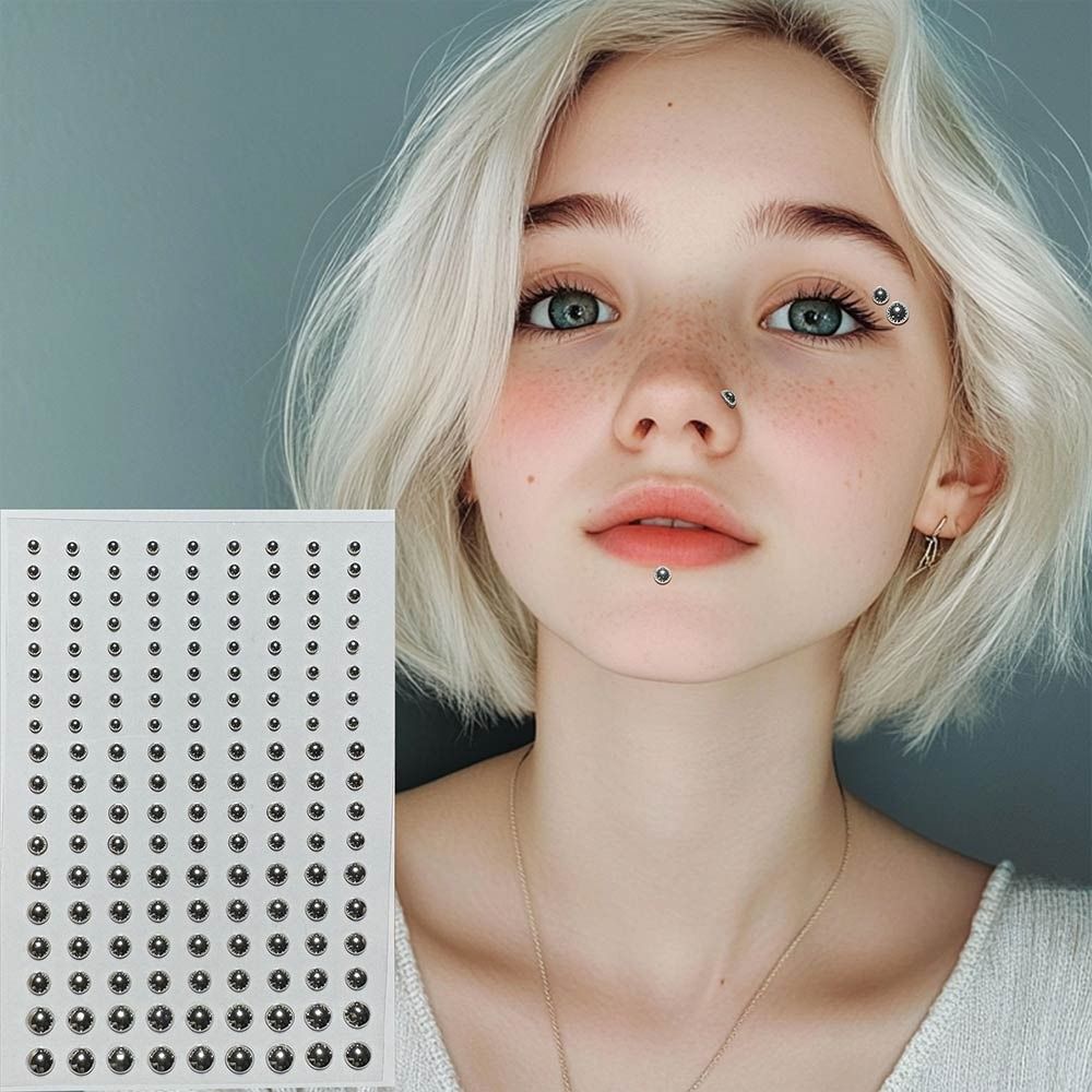 Reusable Non Piercing Lip Nail - Body Jewelry Diamond recension och pris