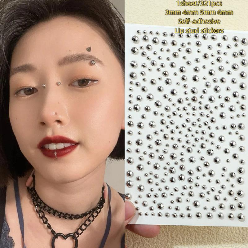 321pcs Non Piercing Lip Studs  - Body Jewelry Nose Studs recension och pris
