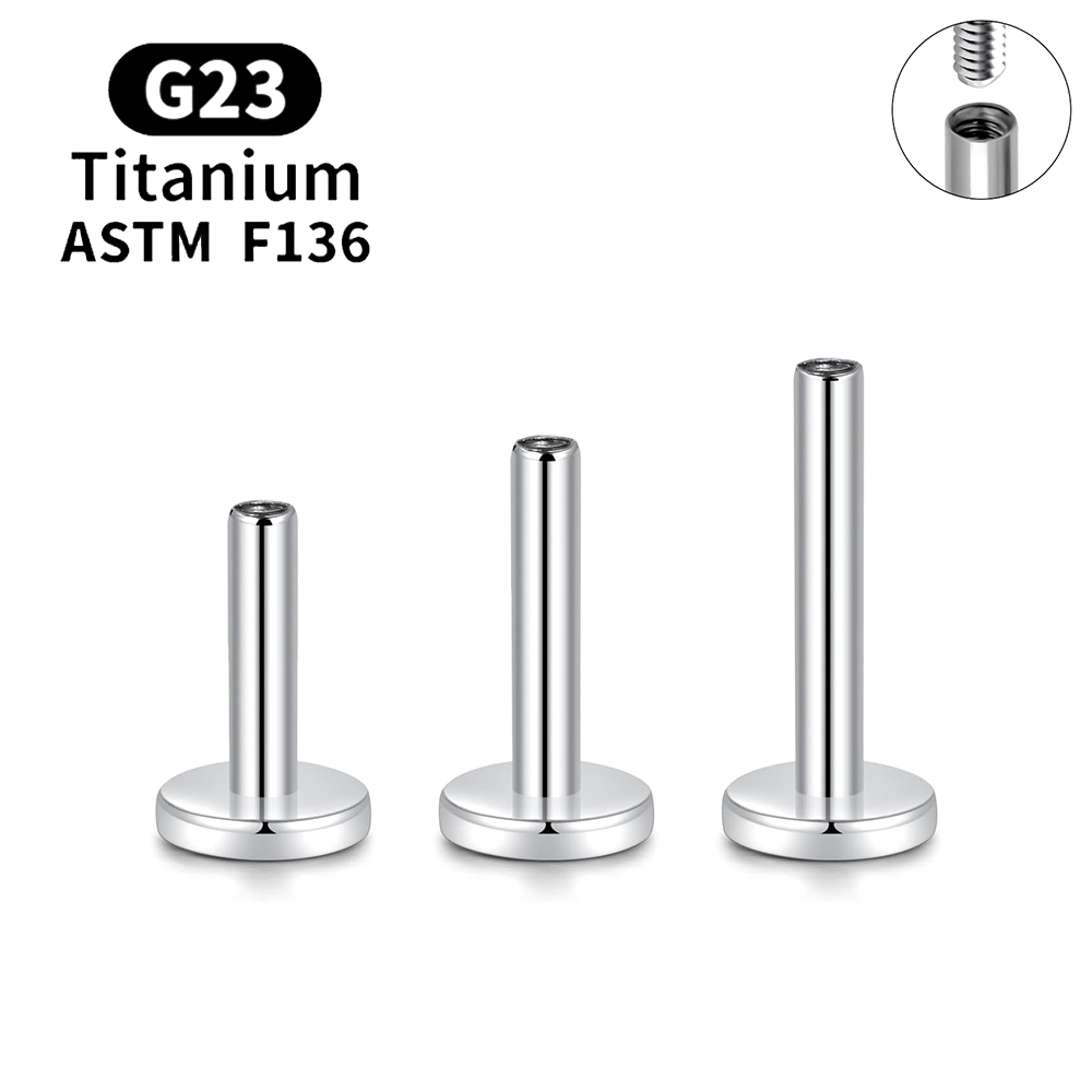 10PCS G23 Titanium Piercing In - Body Jewelry Internally Threaded recension och pris