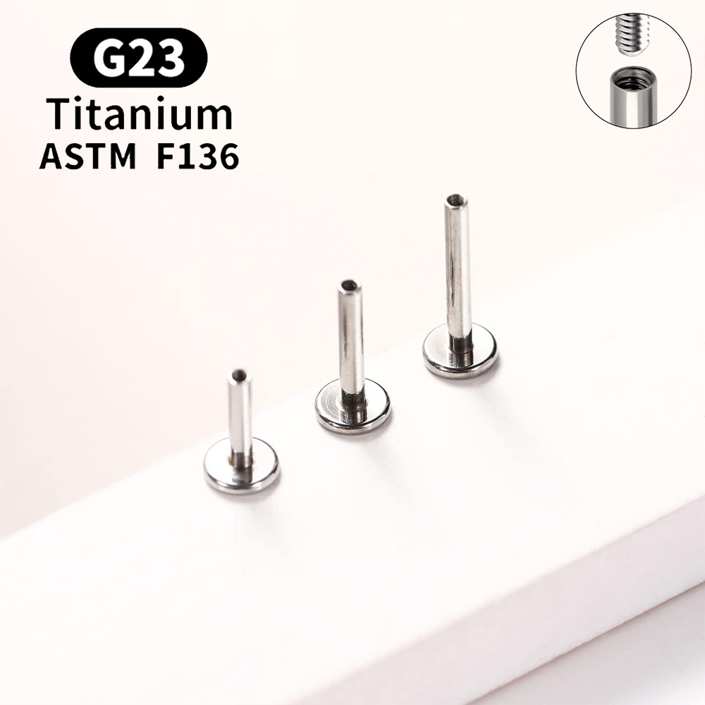 10PCS G23 Titanium Piercing In - Body Jewelry Internally Threaded recension och pris