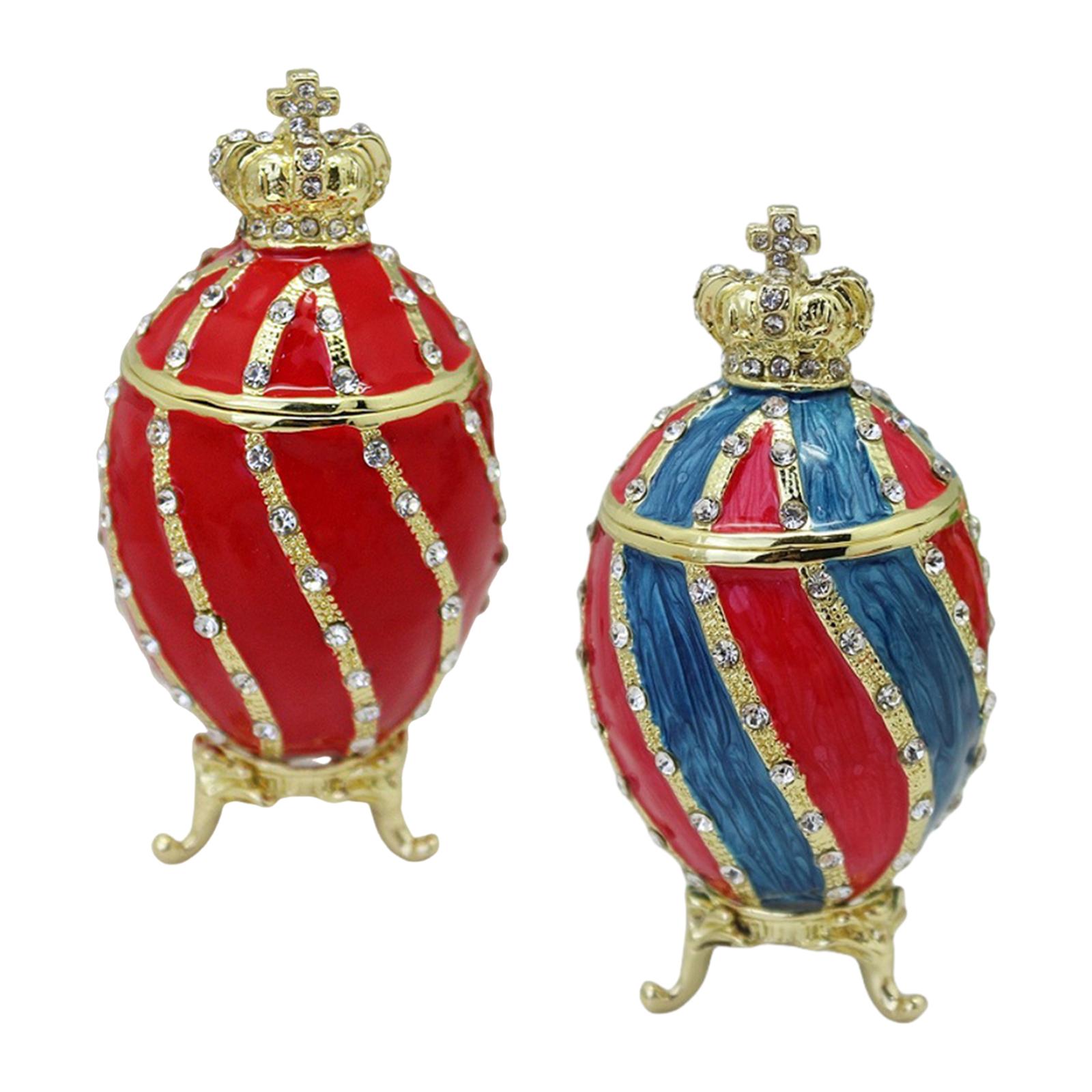 Faberge Egg Trinket Box Contai - Body Jewelry Jewelry Box recension och pris