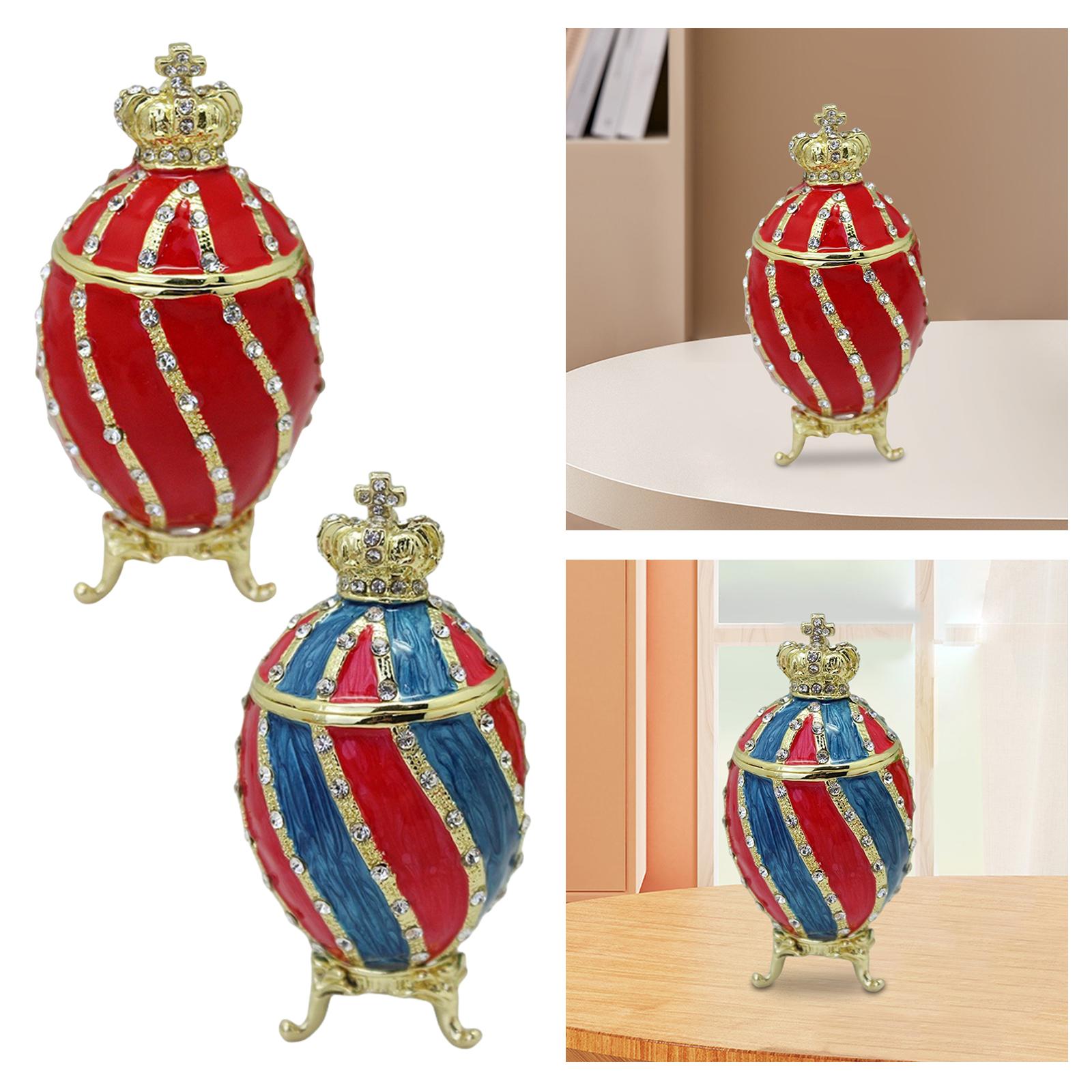 Faberge Egg Trinket Box Contai - Body Jewelry Jewelry Box recension och pris