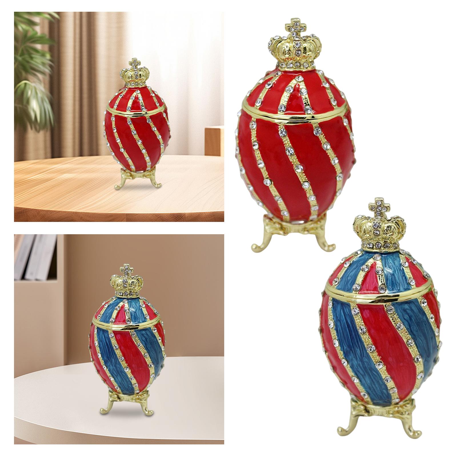 Faberge Egg Trinket Box Contai - Body Jewelry Jewelry Box recension och pris