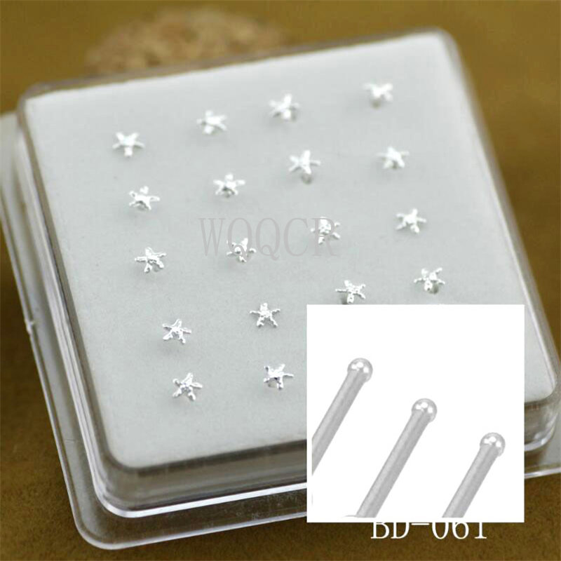 20pcs/box Frosted Surface Star - Body Jewelry Jewelry Box recension och pris