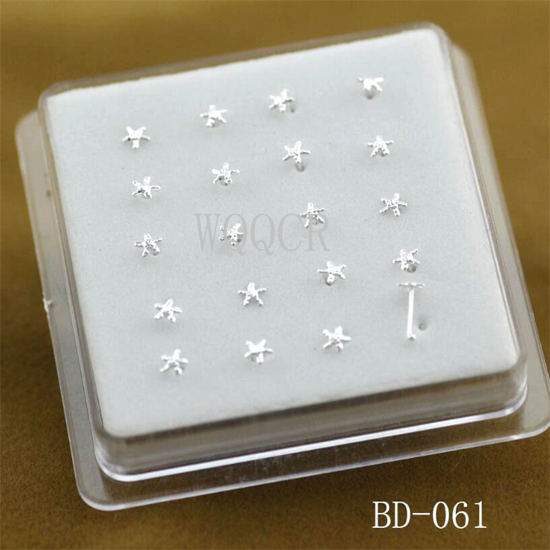 20pcs/box Frosted Surface Star - Body Jewelry Jewelry Box recension och pris