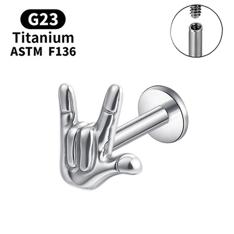 Titanium Stud Earrings Interna - Body Jewelry Jewelry Box recension och pris