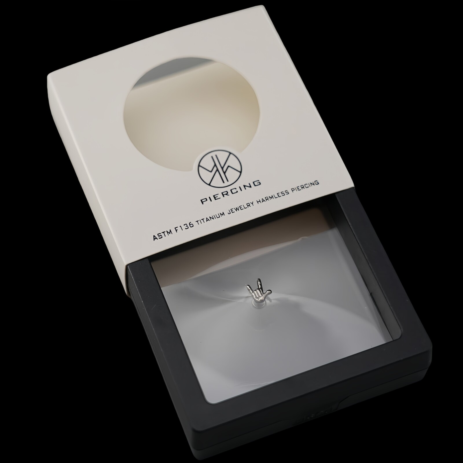 Titanium Stud Earrings Interna - Body Jewelry Jewelry Box recension och pris