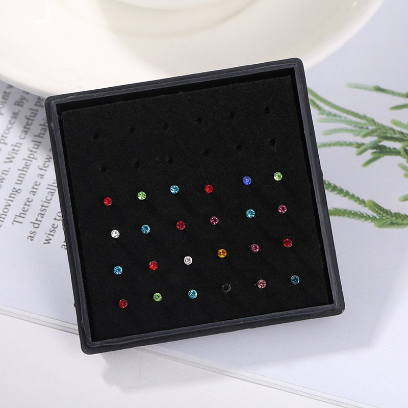 24pcs/box Crystal Nose Ring St - Body Jewelry Jewelry Box recension och pris