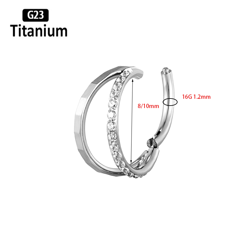 ASTM F136 Titanium Nose Rings  - Body Jewelry Nose Studs recension och pris