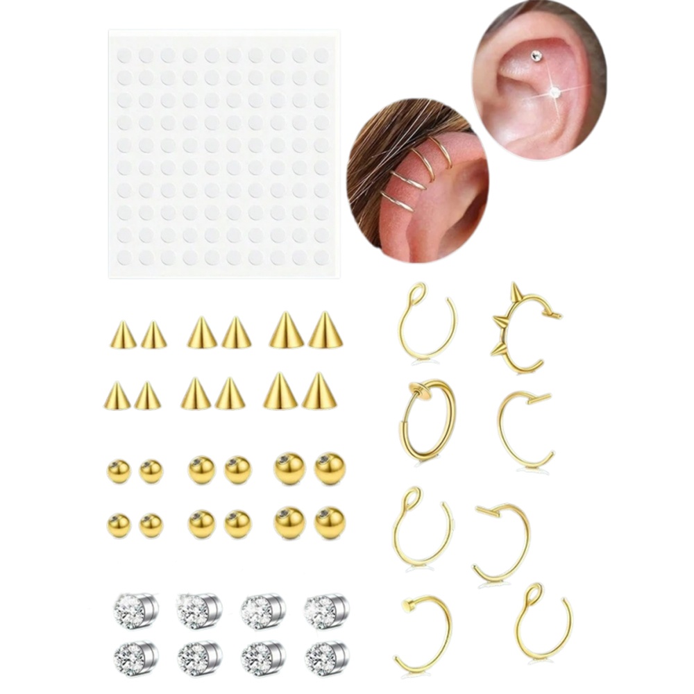 Fake Nose Rings Fake Septum Fo - Body Jewelry Nose Studs recension och pris