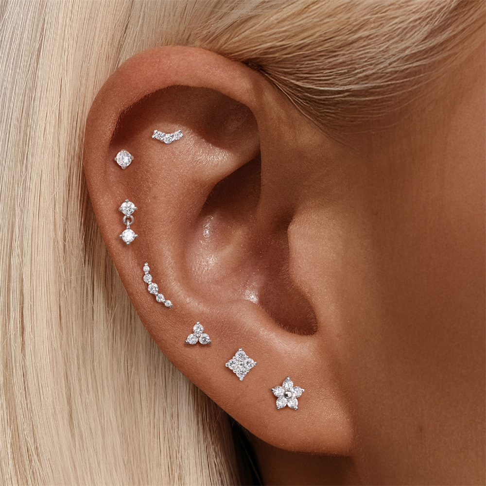 ROXI 925 Sterling Silver Lab-G - Body Jewelry Diamond recension och pris