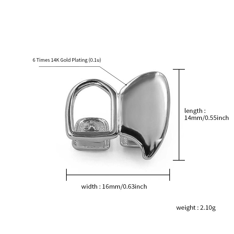 YOUNGX Hip Hop Double Hollow G - Body Jewelry Men recension och pris