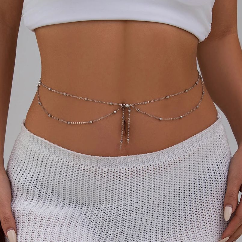 KunJoe Multilayer Gold Color T - Body Jewelry For Sale recension och pris