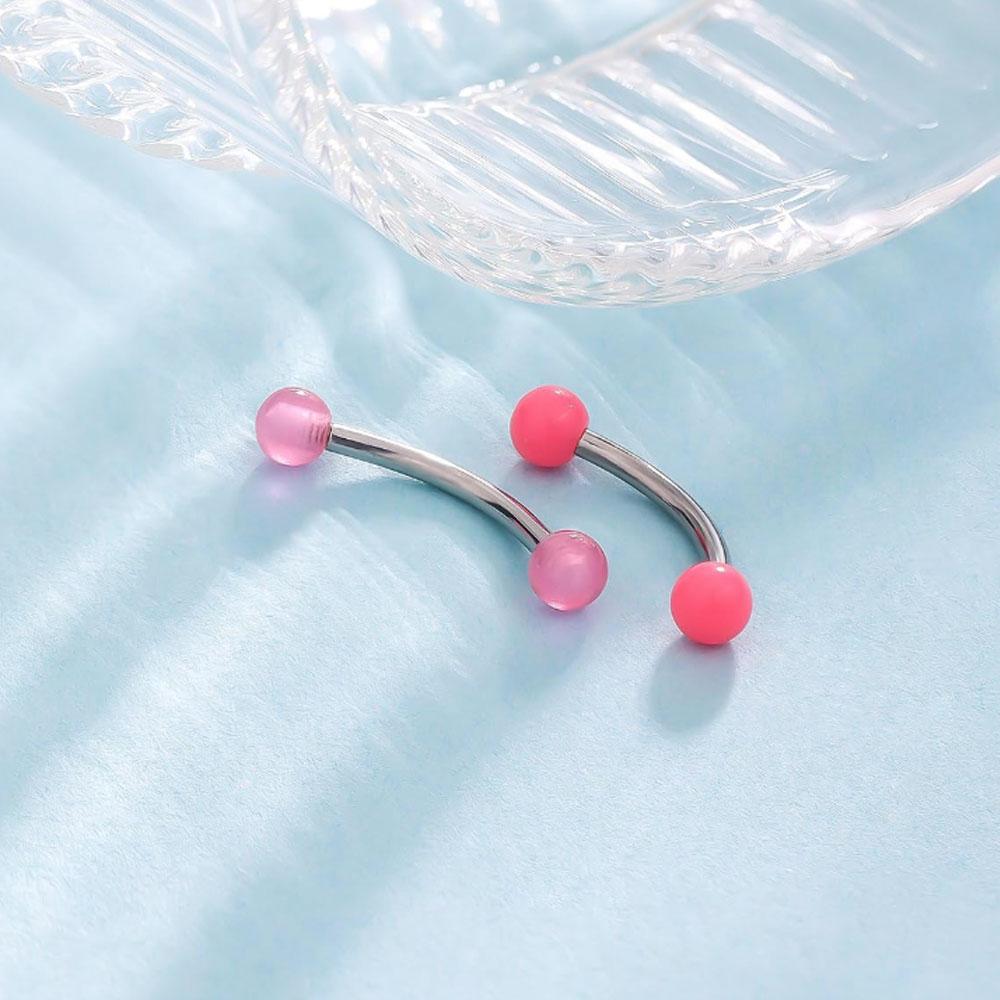 1/18Pcs Set 16G 6/8/10mm Eyebr - Body Jewelry Vertical Labret recension och pris