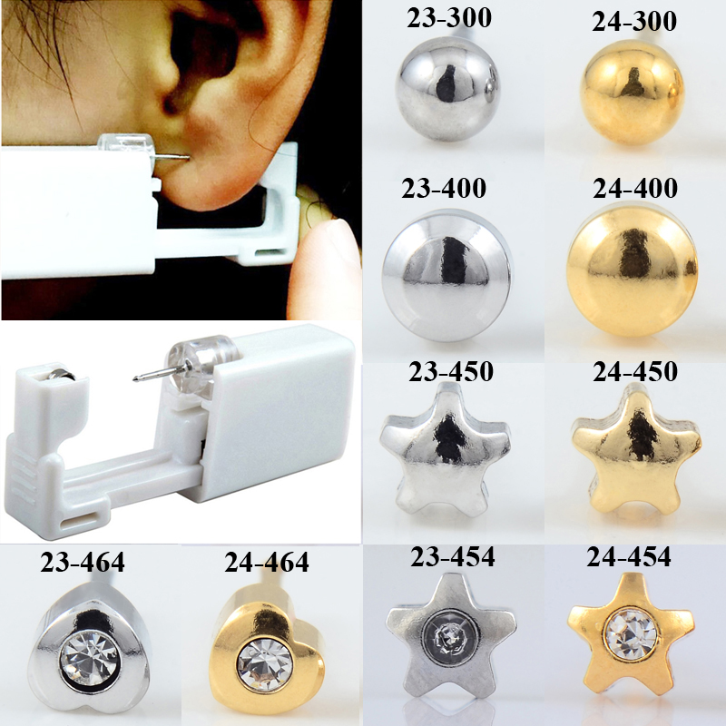 24pcs/Box No Pain Ear Piercing - Body Jewelry Jewelry Box recension och pris