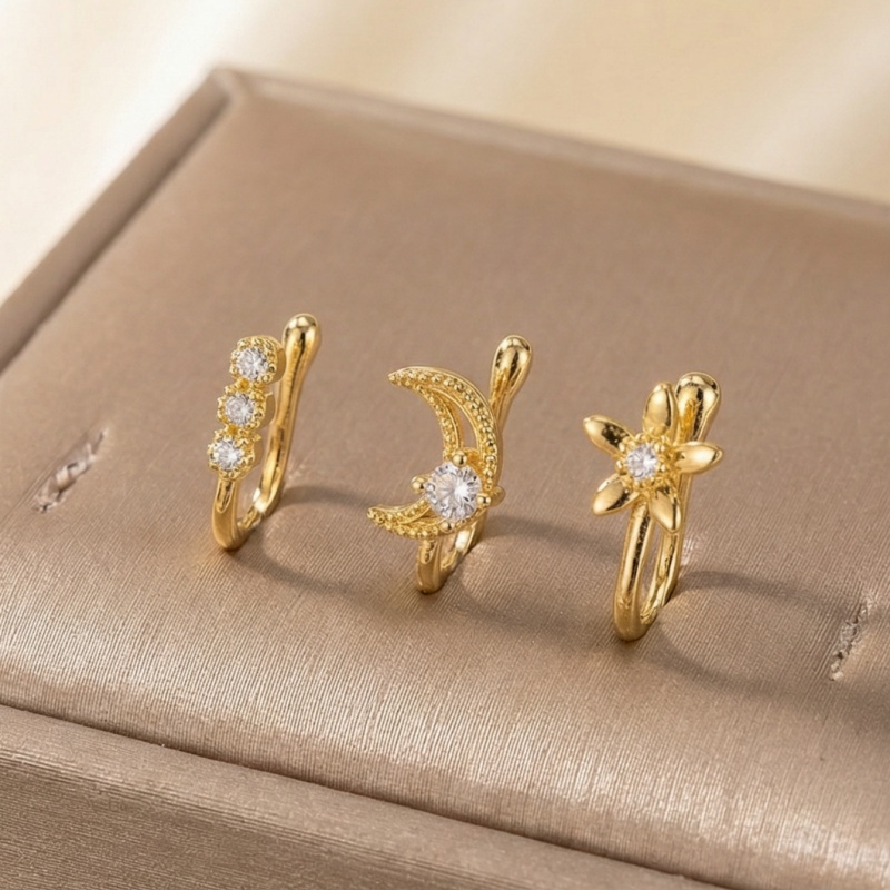 3-piece retro light luxury nos - Body Jewelry Nose Studs recension och pris