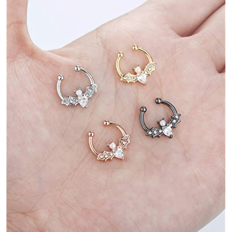 EVISPOL Cute Halloween Bat Fau - Body Jewelry Nose Studs recension och pris