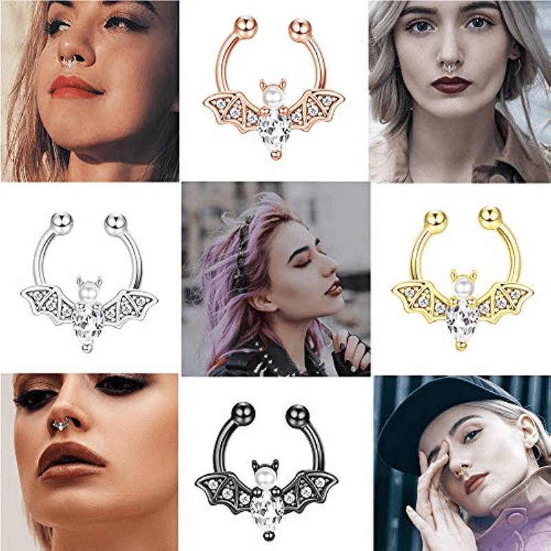 EVISPOL Cute Halloween Bat Fau - Body Jewelry Nose Studs recension och pris